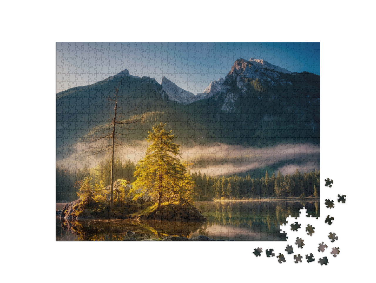 Puzzle 1000 Teile „Der Hintersee, Berchtesgaden“