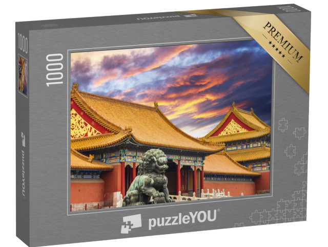 Puzzle 1000 Teile „Die Verbotene Stadt in Peking, China“