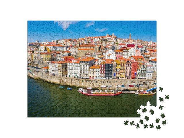 Puzzle 1000 Teile „Porto, UNESCO-Weltkulturerbe, Portugal“
