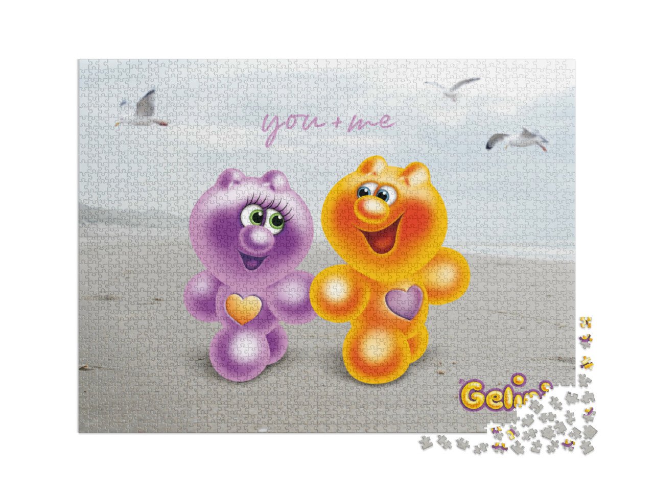 Puzzle 2000 Teile „Gelini Du + Ich“