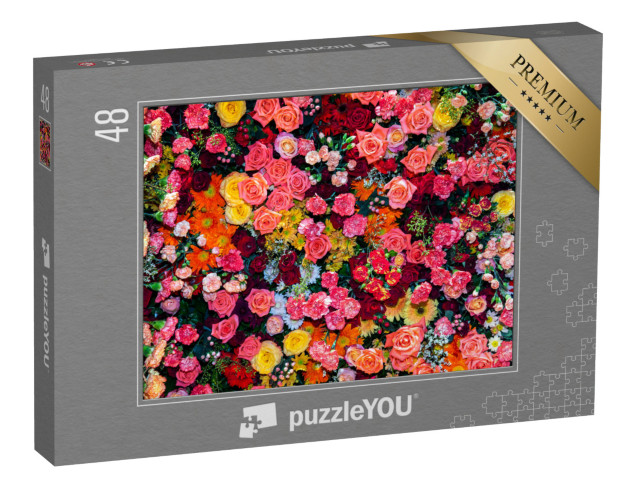 Puzzle 48 Teile „Schöne Blumen“