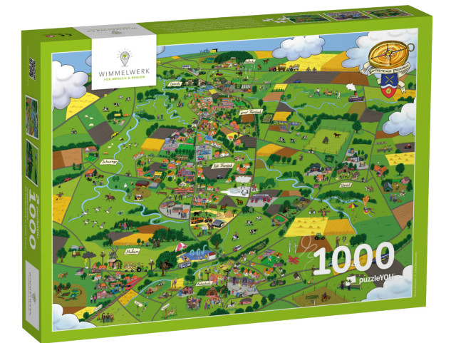 Puzzle 1000 Teile „Wimmbild Fredenbeck“