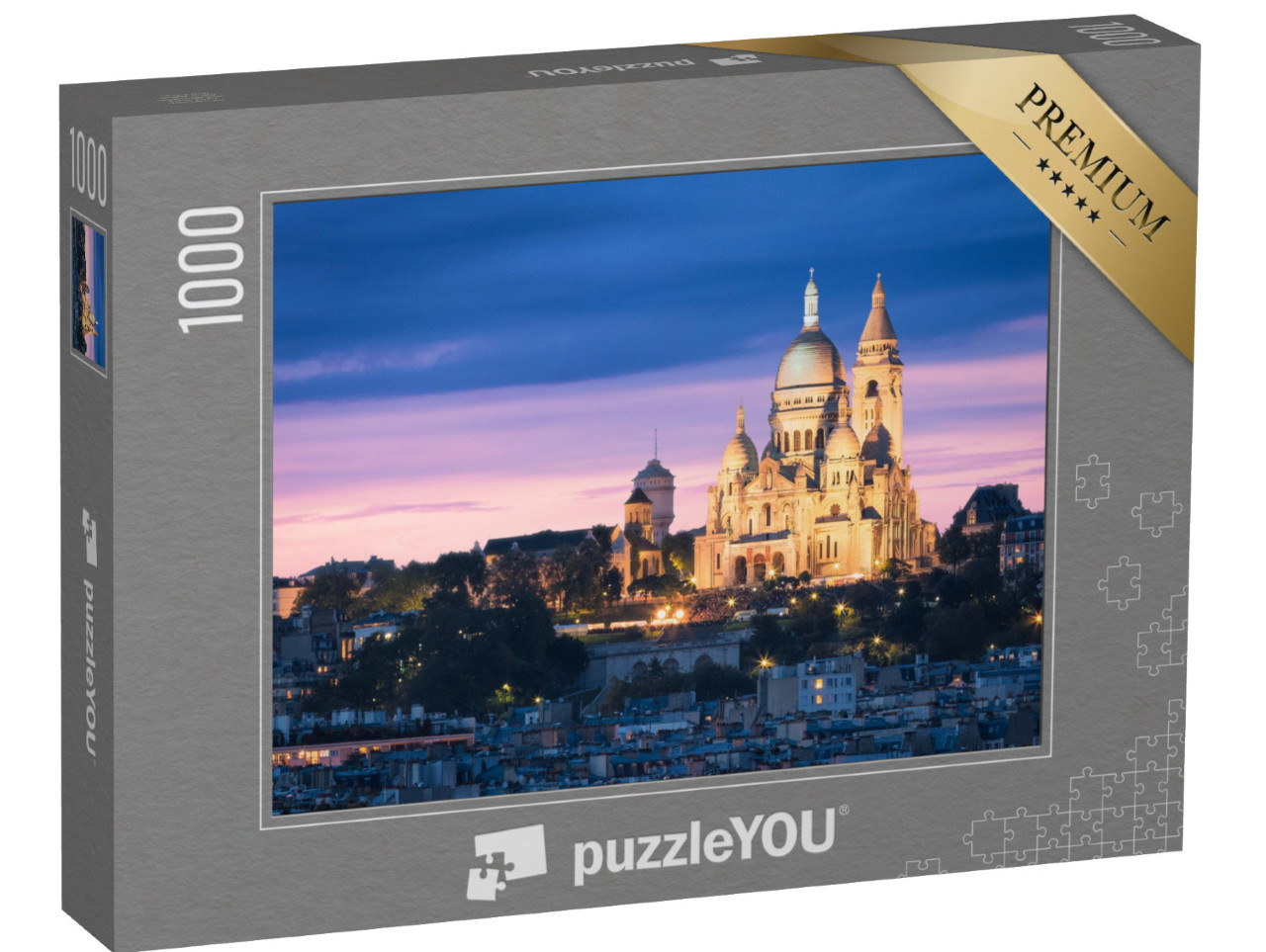 Puzzle 1000 Teile „Basilika Sacre Cœur, Montmartre, Paris“