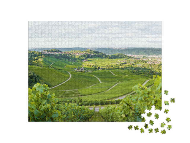 Puzzle 1000 Teile „Weinberge in Stuttgart am Kappelberg“