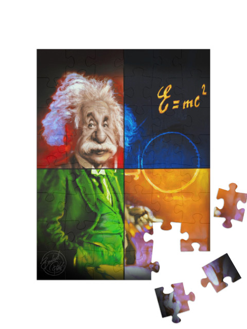 Puzzle 48 Teile „Albert Einstein“