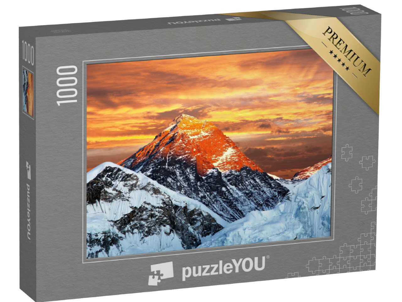 Puzzle 1000 Teile „Abendhimmel am Mount Everest, Sagarmatha-Nationalpark, Nepal“