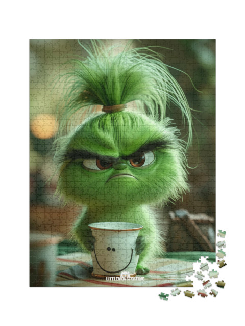 Puzzle 1000 Teile XXL „LITTLEMONSTERTIME: Grumpkin“