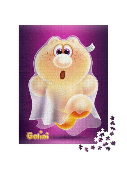 Puzzle 1000 Teile „Gelini Halloween Dott“