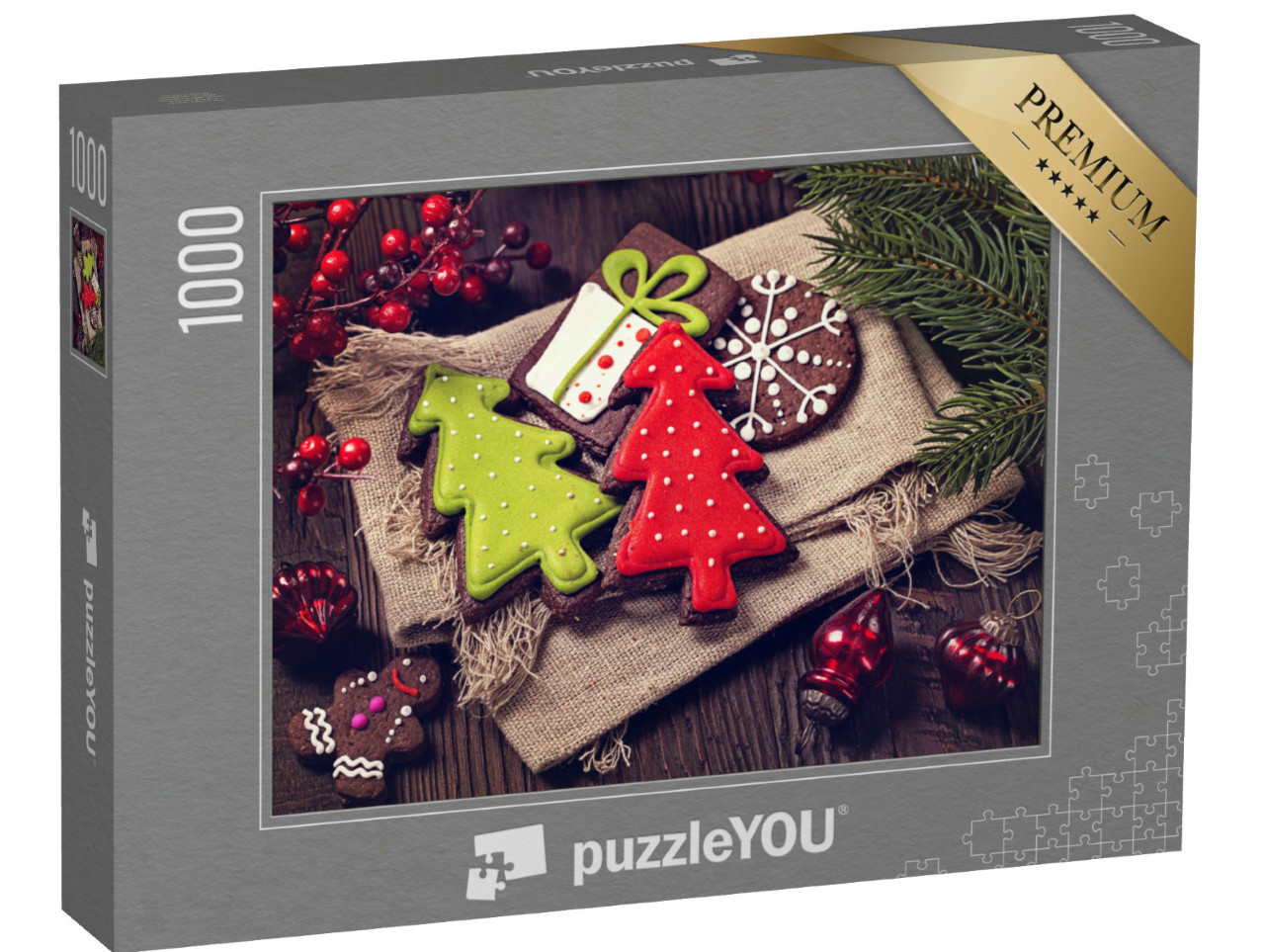 Puzzle 1000 Teile „Chocolate Christmas Cookies“