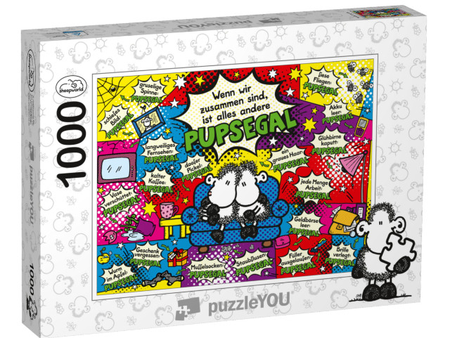 Puzzle 1000 Teile „sheepworld Pupsegal“