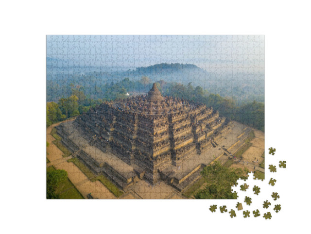 Puzzle 1000 Teile „Größter buddhistischer Tempel der Welt “