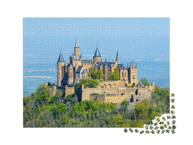 Puzzle 2000 Teile „Burg Hohenzollern bei Hechingen in Baden-Württemberg“