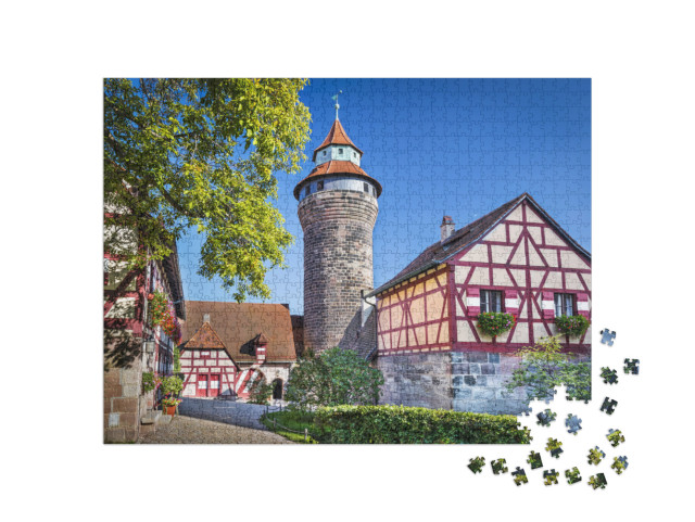 Puzzle 1000 Teile „Die Nürnberger Burg“