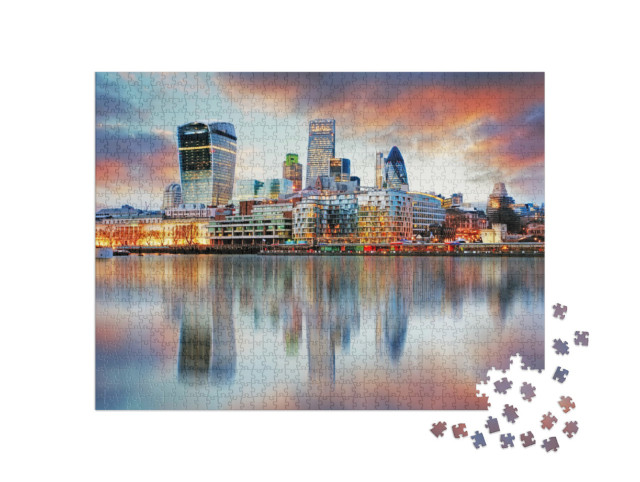 Puzzle 1000 Teile „Londoner Skyline“
