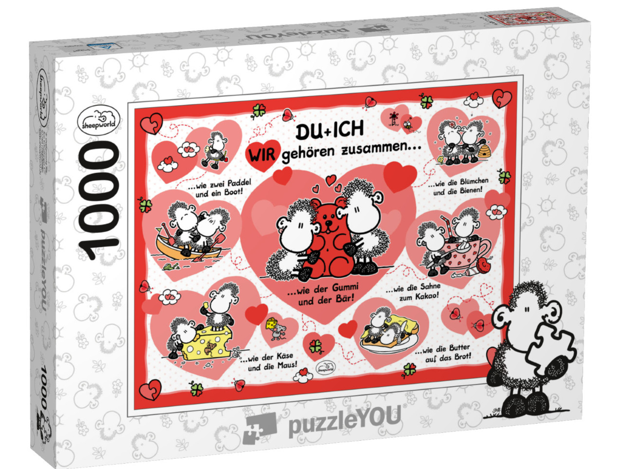 Puzzle 1000 Teile „Du und Ich – wir gehören zusammen!“