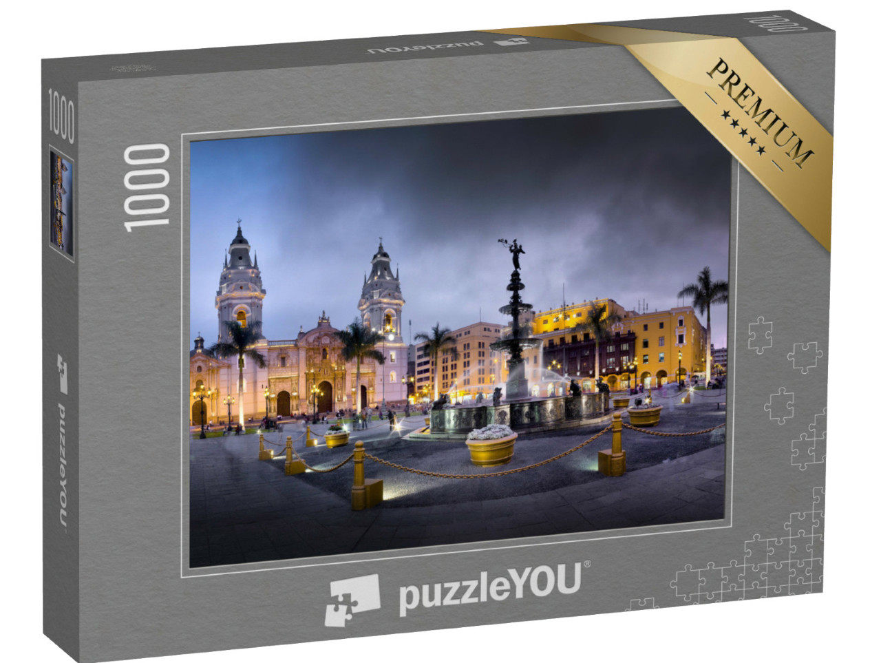 Puzzle 1000 Teile „Plaza de armas de Lima, Hauptstadt von Peru“