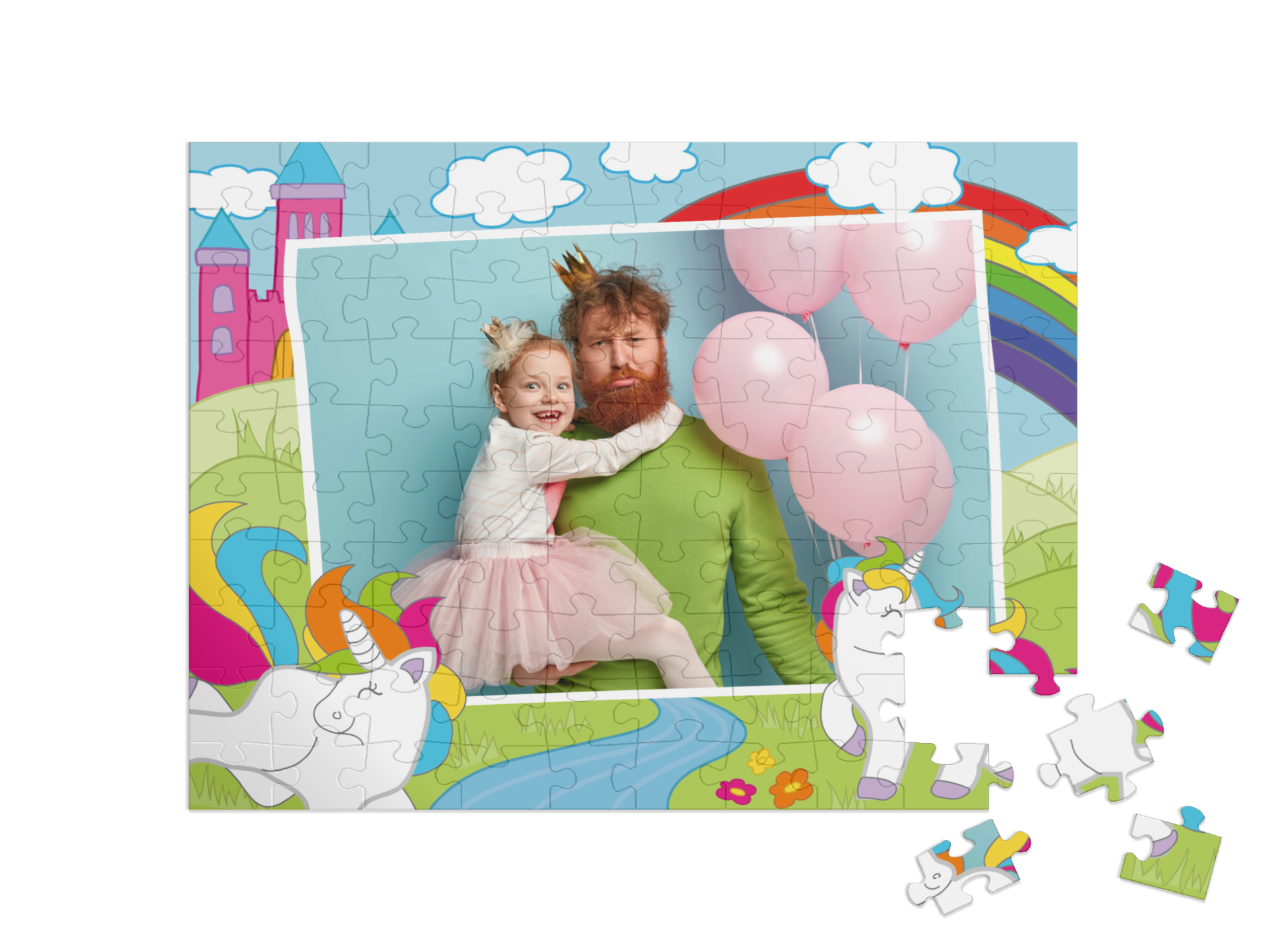 „Regenbogenland“ in Querformat