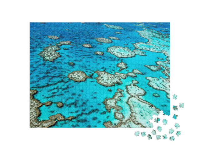 Puzzle 1000 Teile „Das Great Barrier Reef in Queensland, Australien“