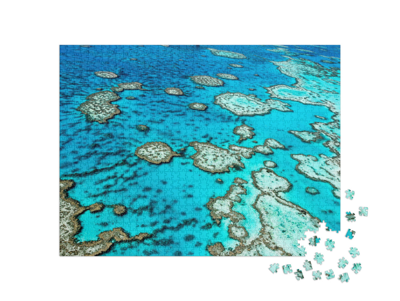 Puzzle 1000 Teile „Das Great Barrier Reef in Queensland, Australien“