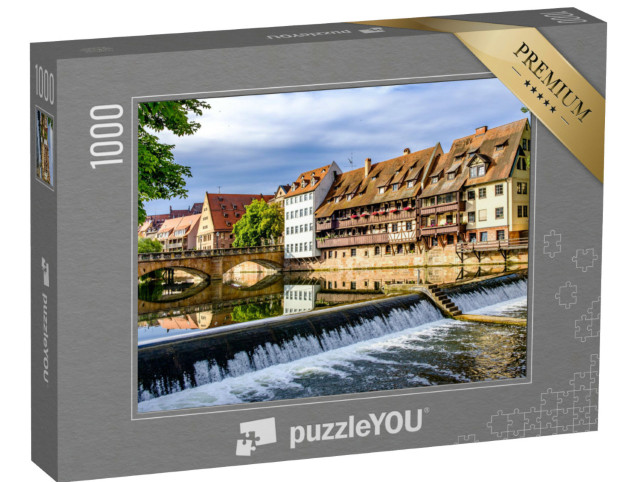 Puzzle 1000 Teile „Die Altstadt von Nürnberg, Deutschland“