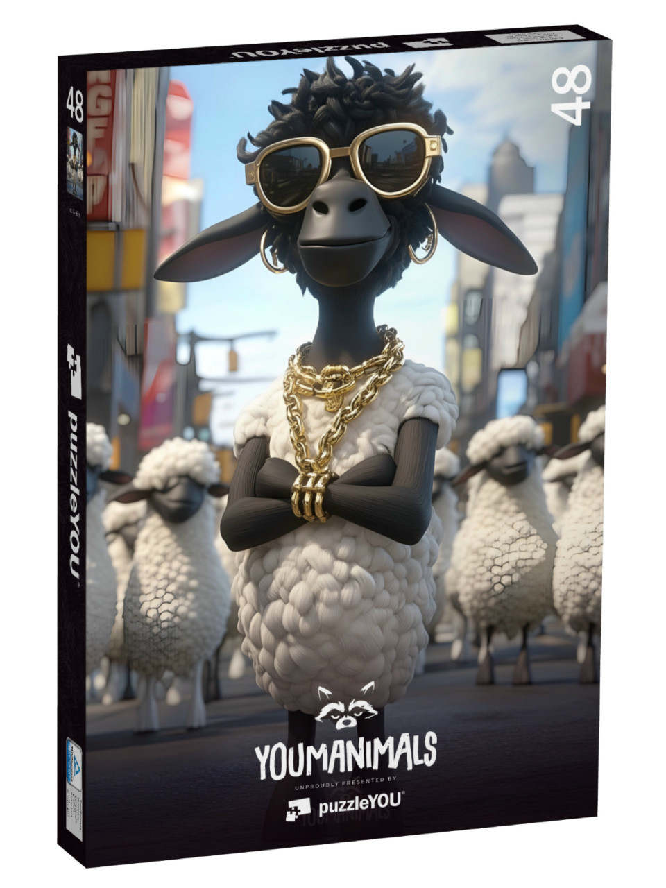 Puzzle 48 Teile „YOUMANIMALS: Jean“