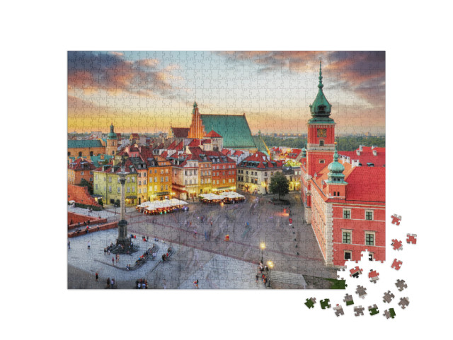Puzzle 1000 Teile „Altstadt von Warschau, Polen“