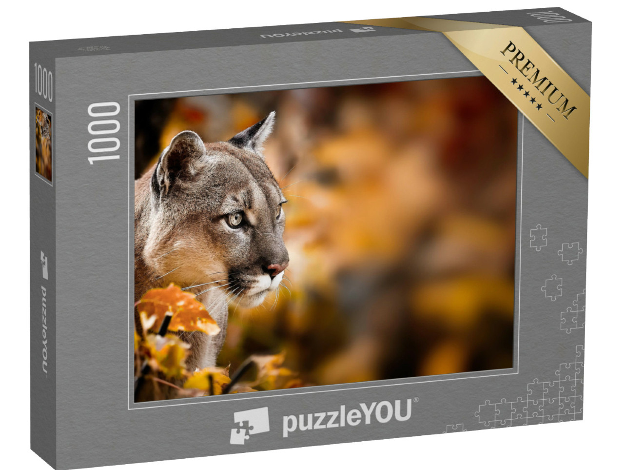 Puzzle 1000 Teile „Puma, auch bekannt als Berglöwe“