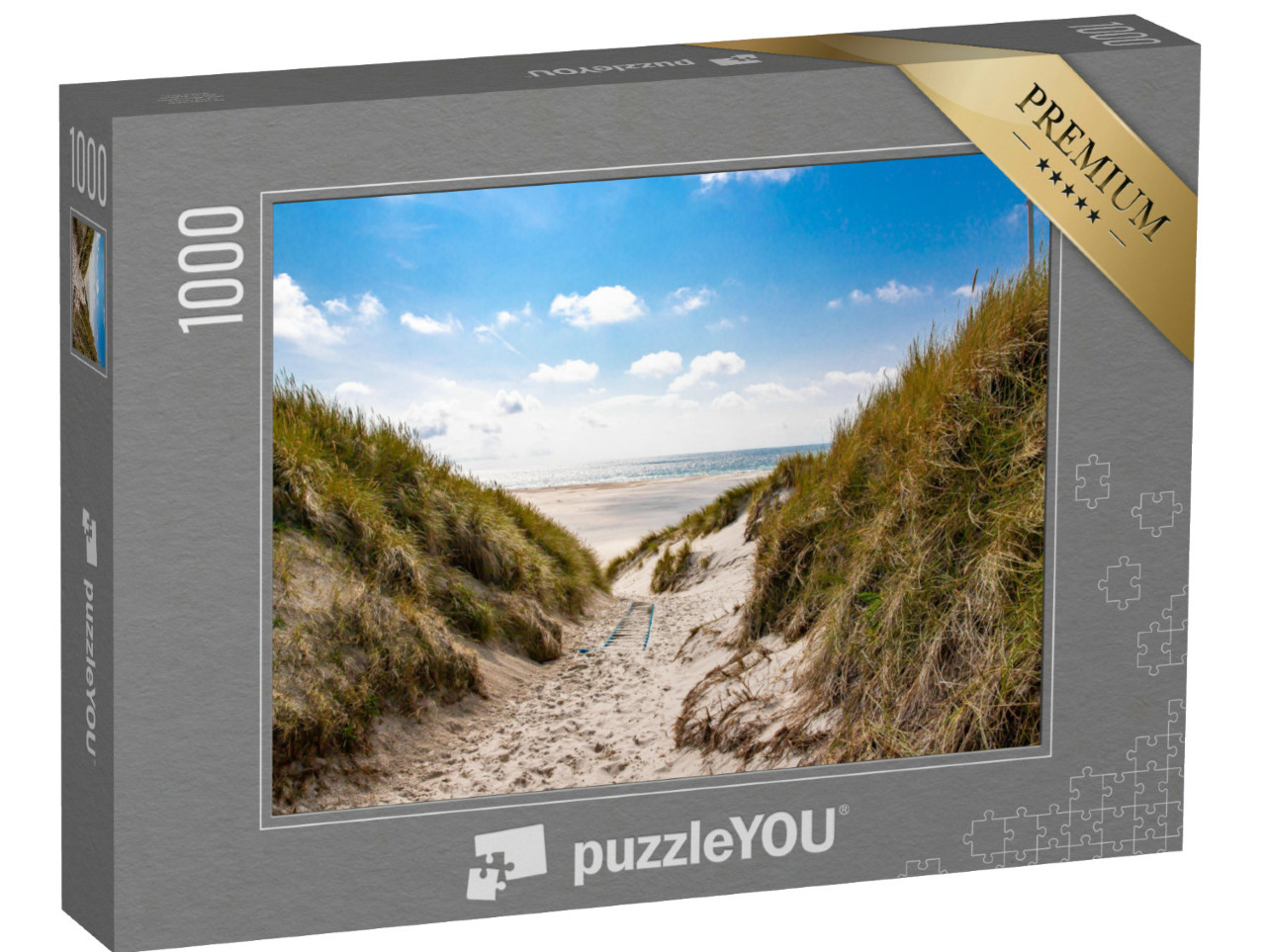 Puzzle 1000 Teile „Amrum - malerischer Weg zum Strand“