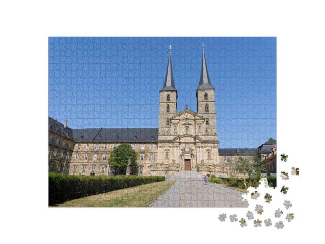 Puzzle 1000 Teile „Michaelskirche in Bamberg, Deutschland, UNESCO-Weltkulturerbe“