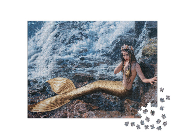 Puzzle 1000 Teile „Verführerische Göttin des Meeres“