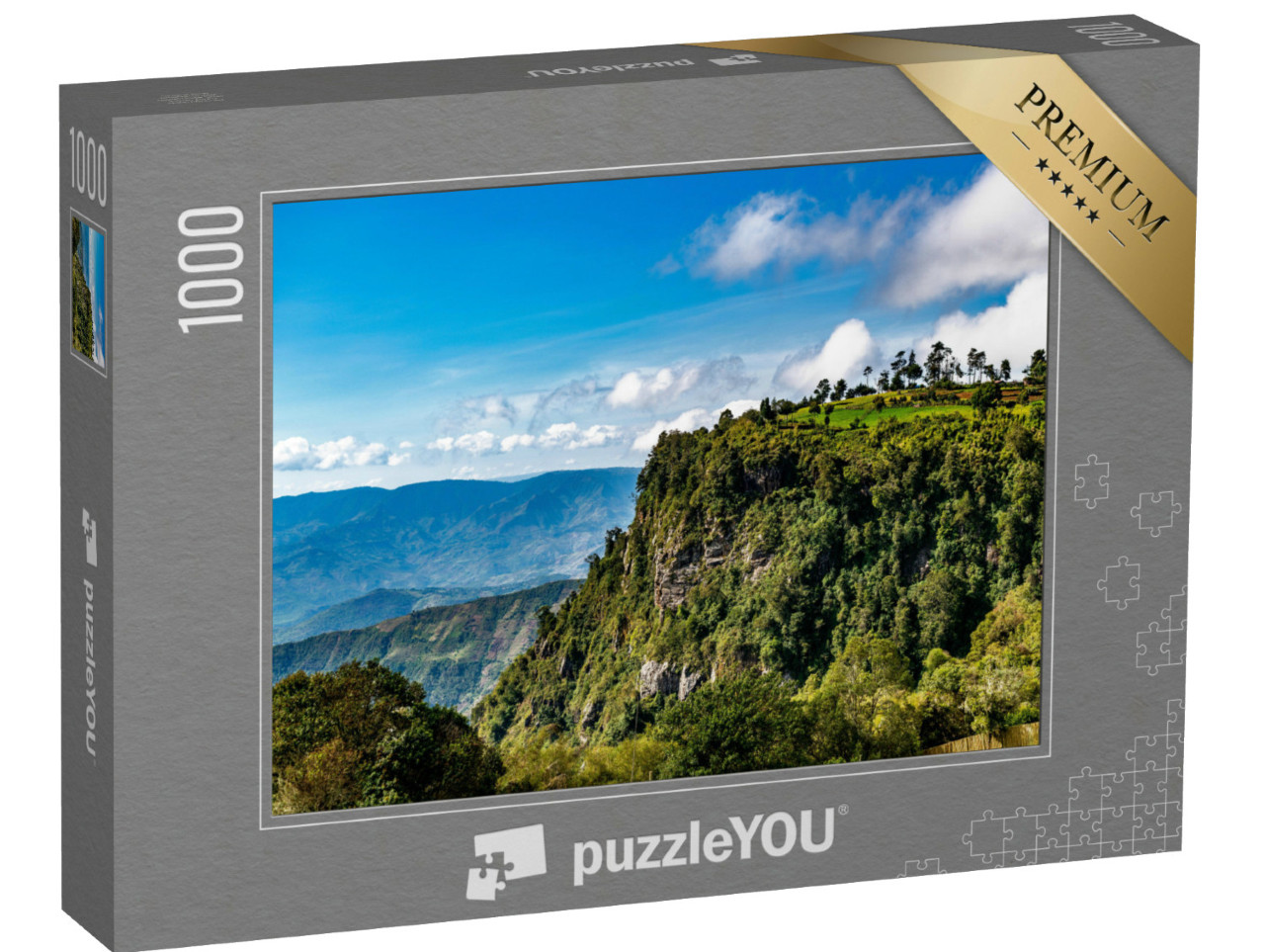 Puzzle 1000 Teile „Berge des Great Rift Valley in Kenia, Afrika“