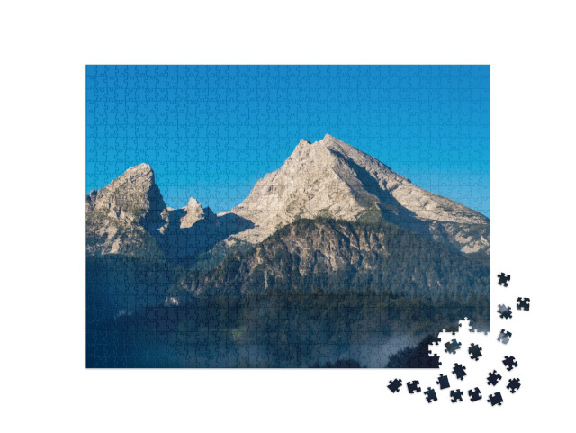 Puzzle 1000 Teile „Panorama Watzmann Berchtesgaden“