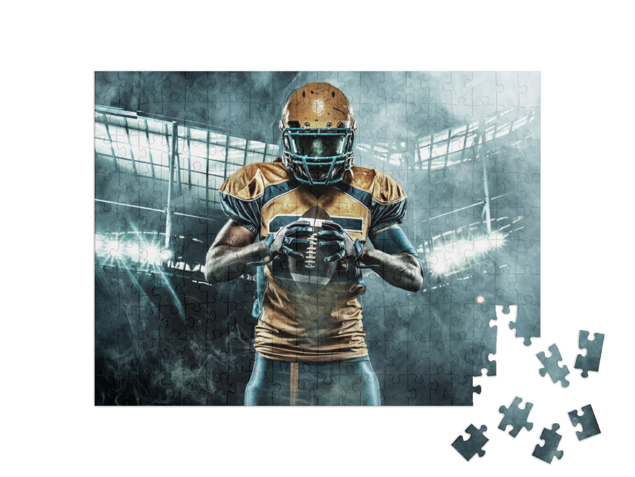 Puzzle 200 Teile „American-Football-Spieler“