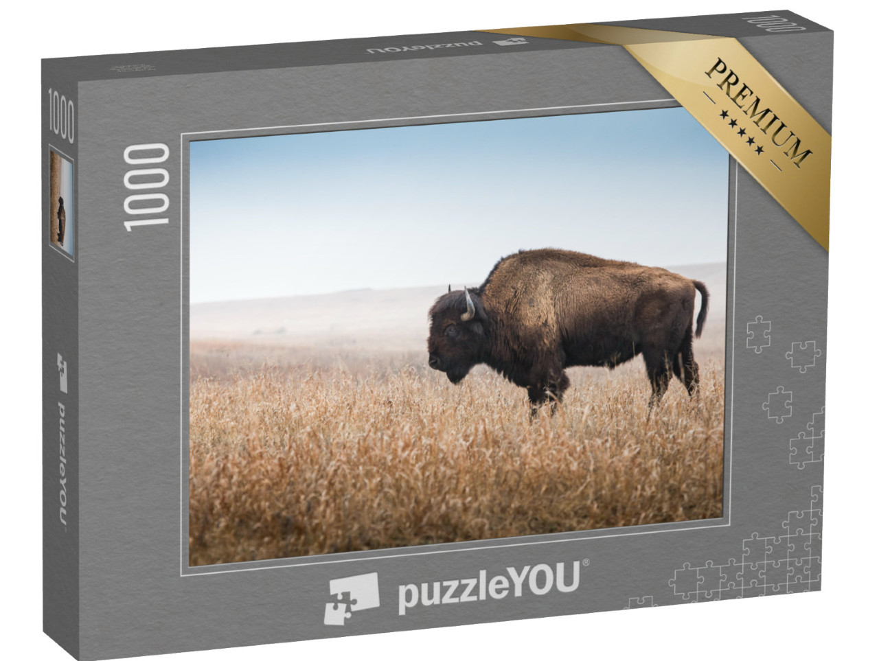 Puzzle 1000 Teile „Amerikanischer Bison, Büffel “