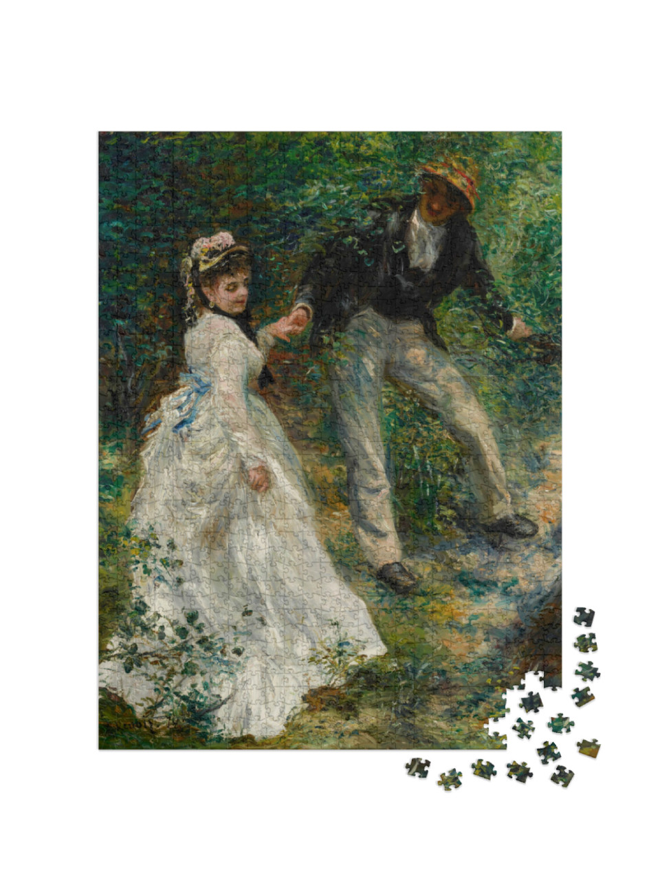 Puzzle 1000 Teile „Auguste Renoir - Die Promenade“