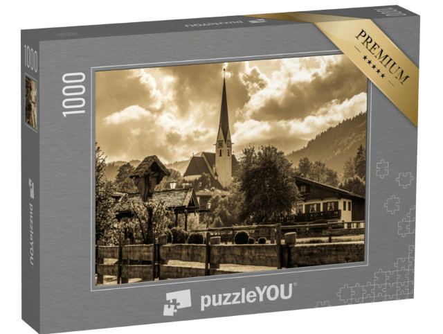 Puzzle 1000 Teile „Blick auf den Tegernsee in Bayern“