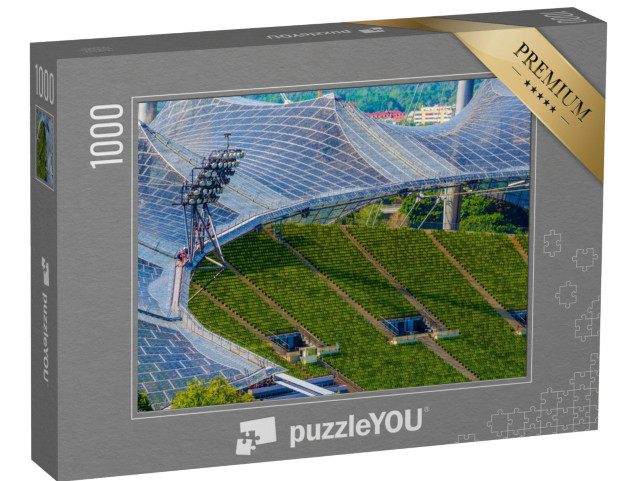 Puzzle 1000 Teile „Fragement des Olympiastadions in München“