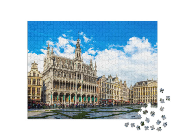 Puzzle 1000 Teile „Der Grand Place in Brüssel, Belgien“