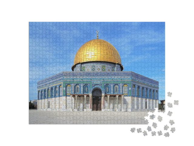 Puzzle 1000 Teile „Felsendom in Jerusalem“