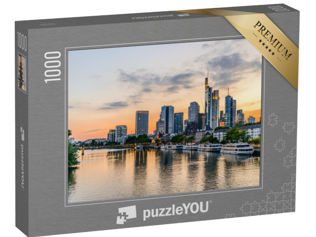 Puzzle 1000 Teile „Wunderschöner Blick auf Frankfurt am Main“