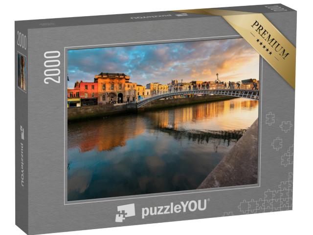 Puzzle 2000 Teile „Ha'Penny Bridge, Dublin, Irland“