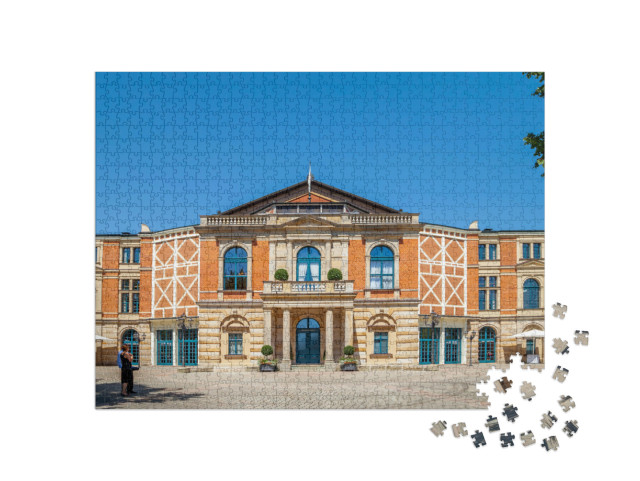 Puzzle 1000 Teile „Malerisches Bayreuth, Deutschland“