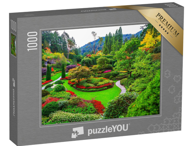 Puzzle 1000 Teile „Butchart Gardens - Gärten auf Vancouver Island“