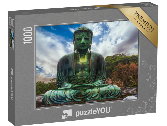 Puzzle 1000 Teile „Großer Buddha von Kamakura: Kamakura Daibutsu in Japan“