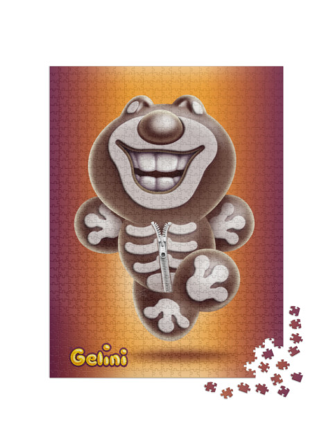 Puzzle 1000 Teile „Gelini Halloween Nero“