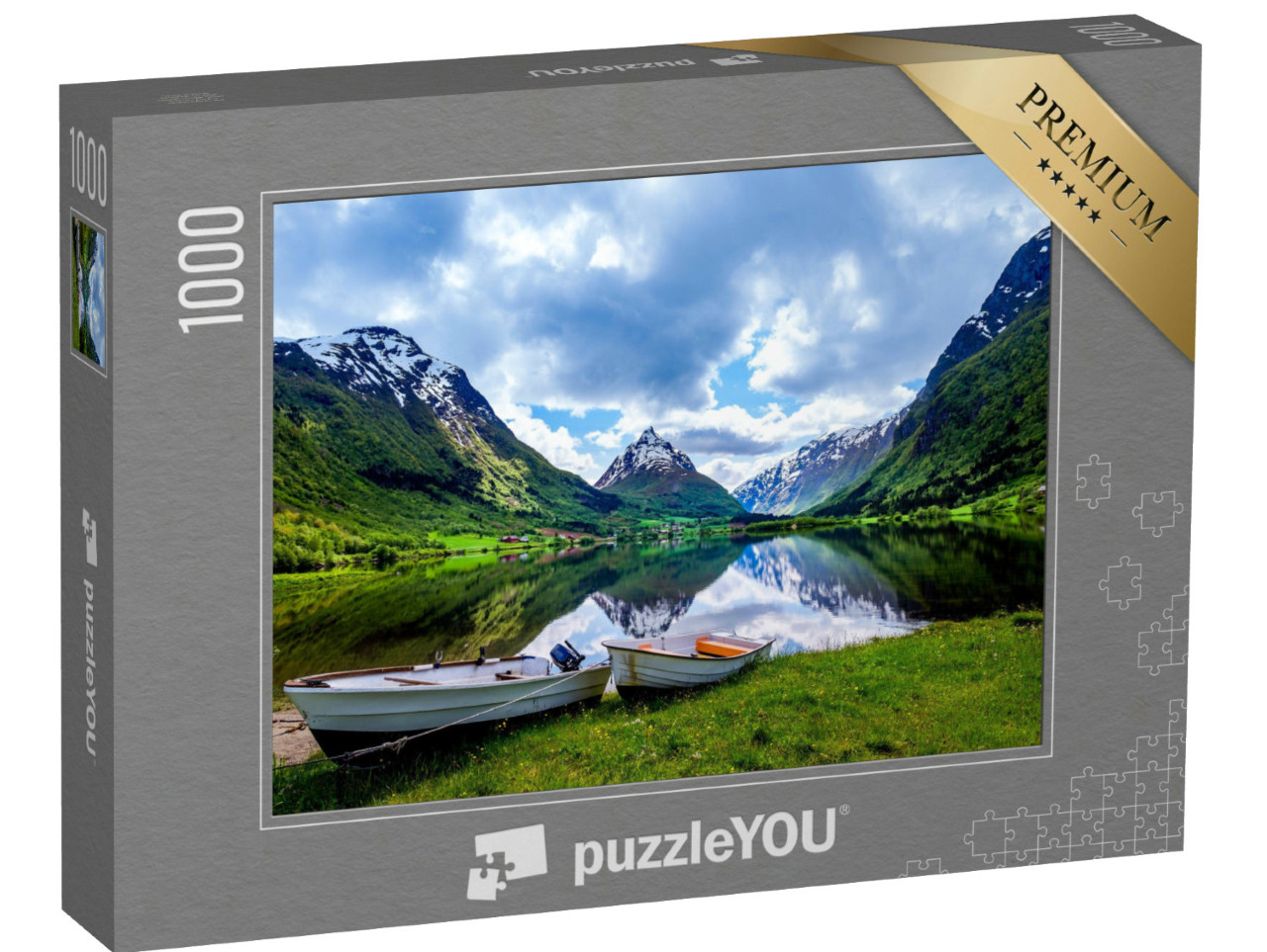 Puzzle 1000 Teile „Wunderschönes Norwegen“