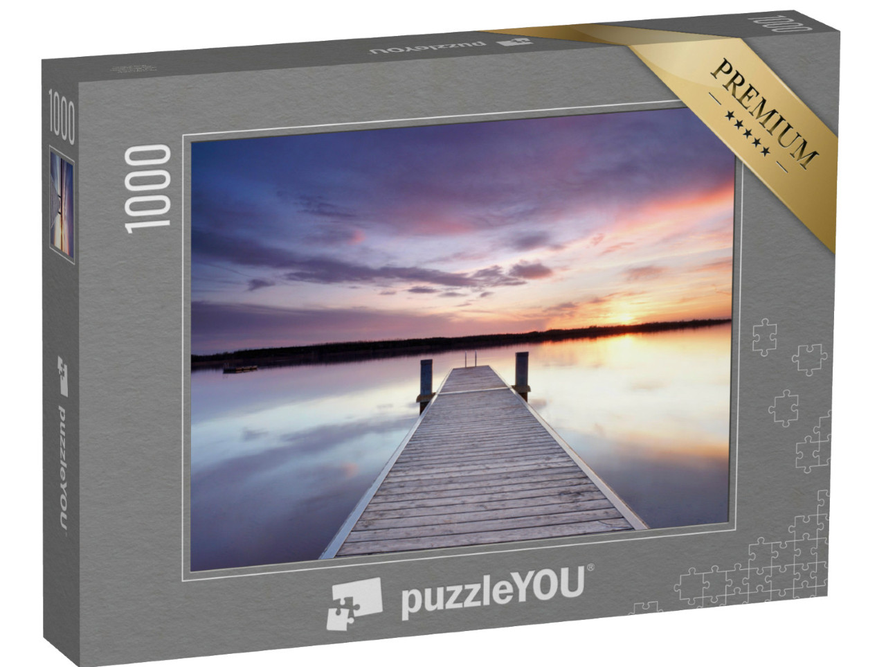 Puzzle 1000 Teile „Magischer Ort am See“