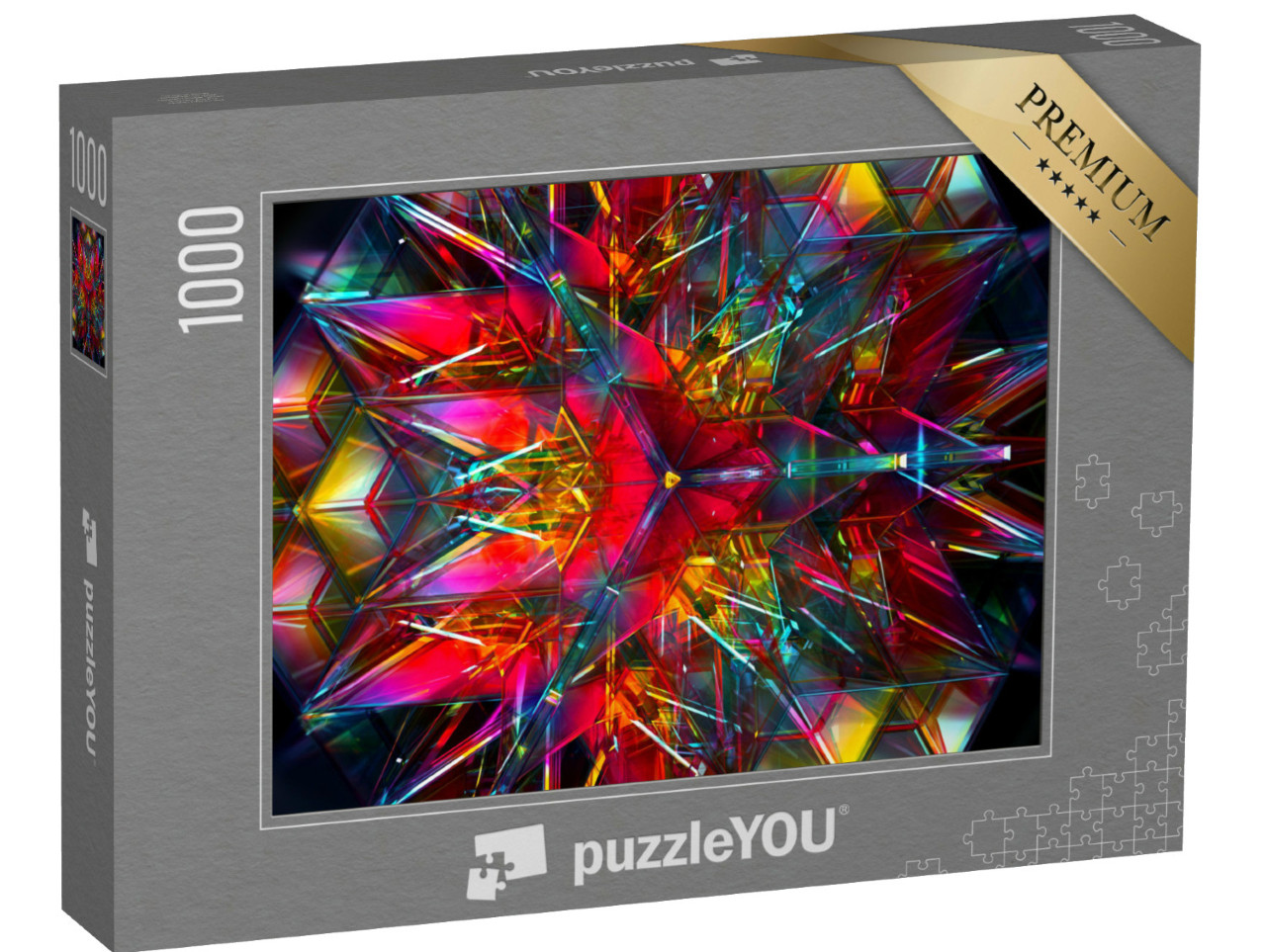 Puzzle 1000 Teile „Abstrakte Kunst in 3D“