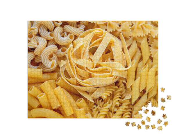 Puzzle 1000 Teile „Frische Pasta aus Italien“
