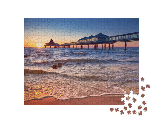 Puzzle 1000 Teile „Seebrücke von Heringsdorf auf der Insel Usedom“